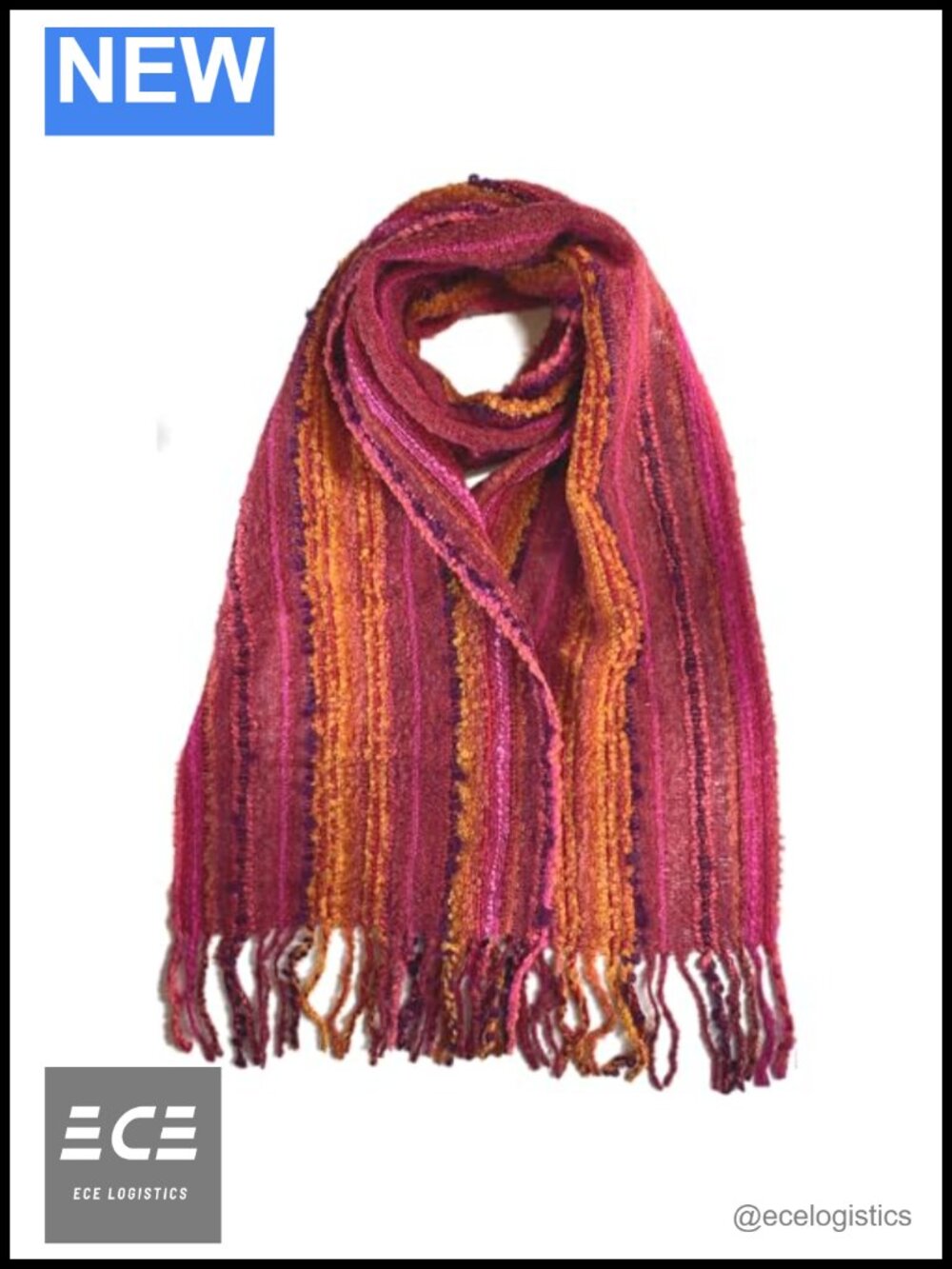 100% Baby Alpaca Scarf for Women Handmade Knit Made in Perú Soft Hypoallergenic